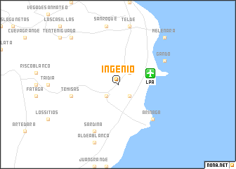 map of Ingenio