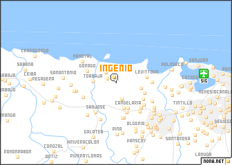 map of Ingenio