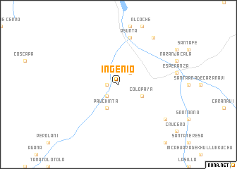 map of Ingenio