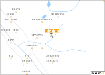 map of Ingenio