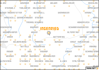 map of Ingenried