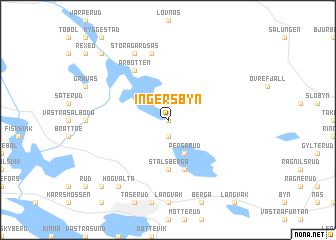 map of Ingersbyn