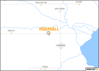 map of Ingersoll