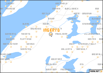 map of Ingeryd