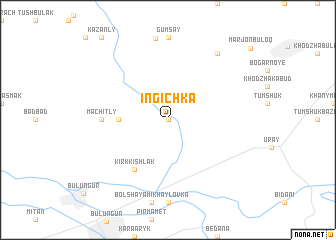 map of Ingichka