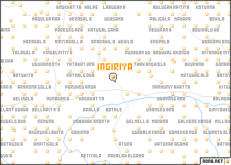 map of Ingiriya