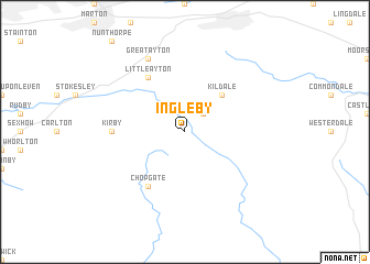 map of Ingleby