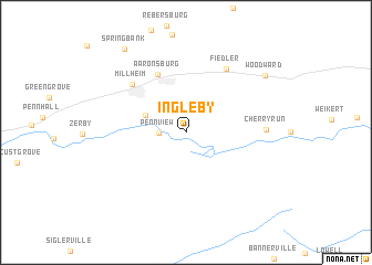 map of Ingleby