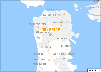 map of Ingleside