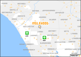 map of Inglewood