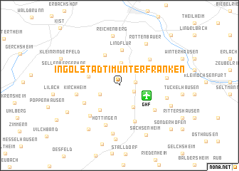 map of Ingolstadt im Unterfranken