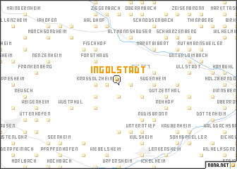 map of Ingolstadt