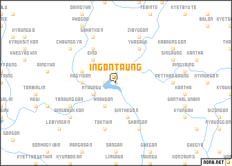 map of Ingon Taung