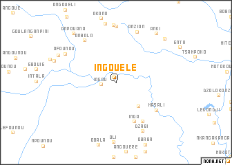 map of Ingouélé