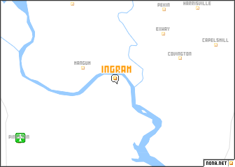 map of Ingram