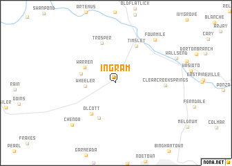 map of Ingram