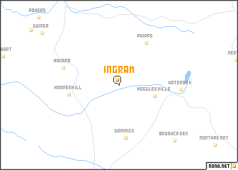 map of Ingram