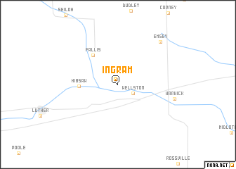 map of Ingram