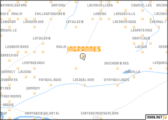 map of Ingrannes