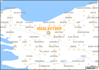 map of Ingslev Torp