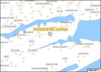 map of Inguane Macuande
