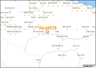 map of Inguanzo