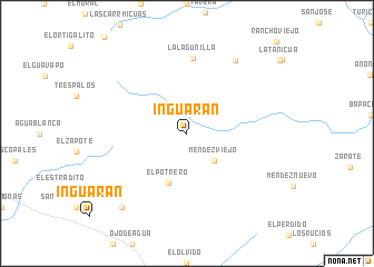 map of Inguarán