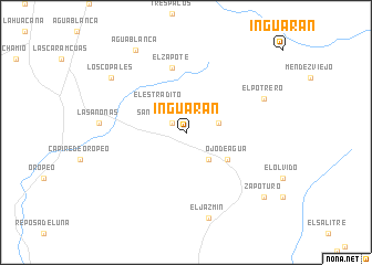 map of Inguarán