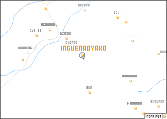 map of Inguéna-Oyako