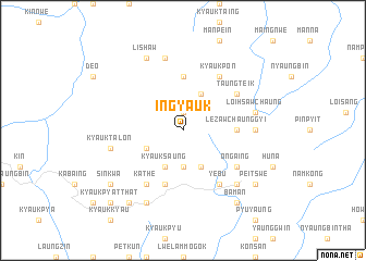 map of Ingyauk