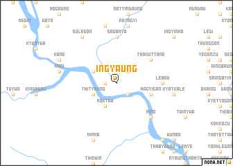 map of Ingyaung