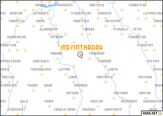 map of Ingyin-thadaw