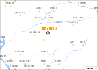 map of Ingyinzu