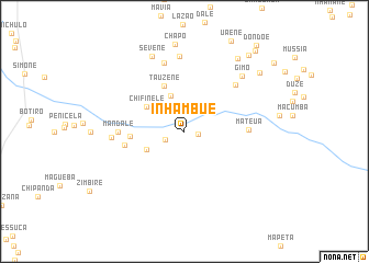 map of Inhambué