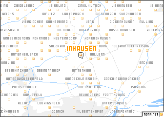 map of Inhausen