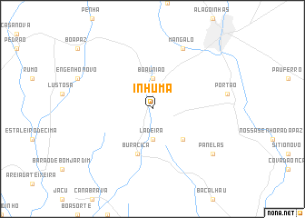 map of Inhuma