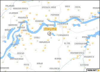 map of Inhuma