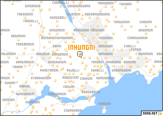 map of Inhŭng-ni