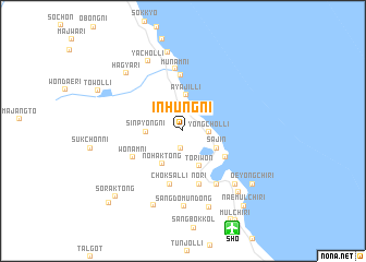 map of Inhŭng-ni