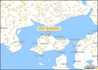map of Inhyŏn-dong