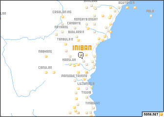 map of Iniban