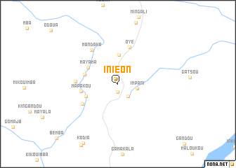 map of Iniéon