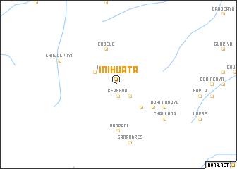 map of Inihuata