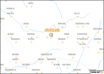 map of Iningwa