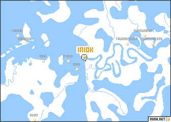 map of Iniok