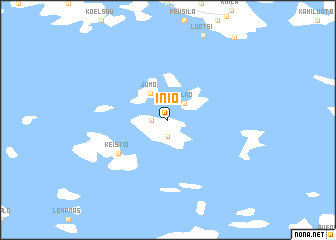 map of Iniö