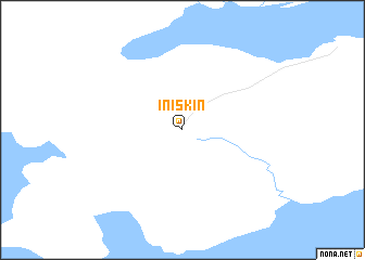 map of Iniskin