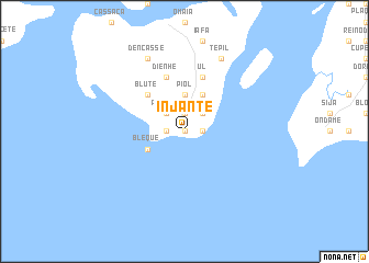 map of Injante
