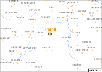 map of Īnjār