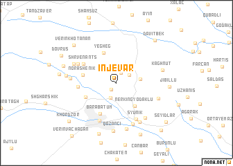 map of Injevar